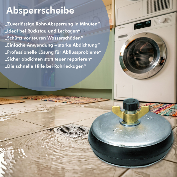 Preview: Absperrscheibe 100 mm