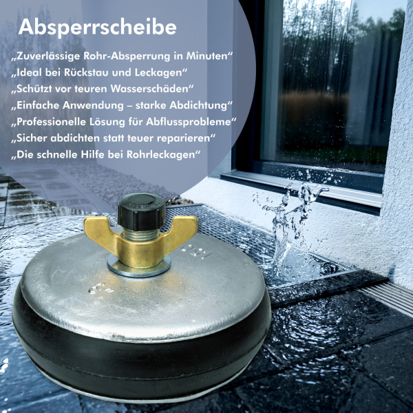 Preview: Absperrscheibe 150 mm