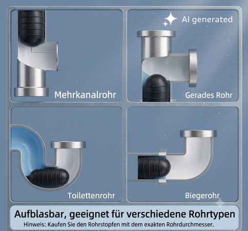 Absperrblase 50 mm