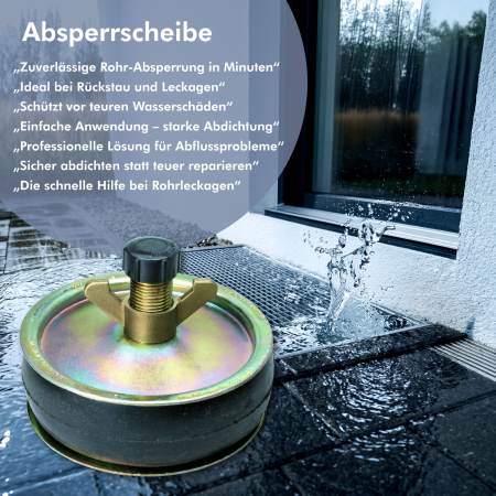 Absperrscheibe 125 mm
